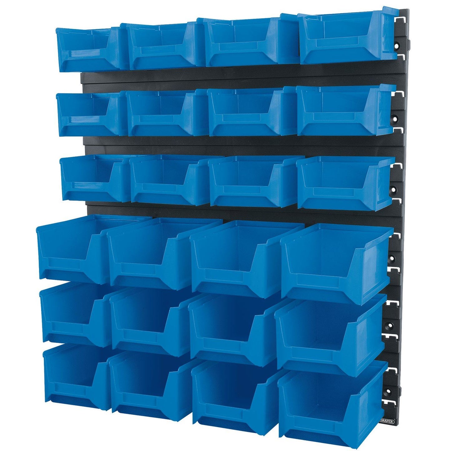 Draper 24 Bin Wall Storage Unit Small/Medium Bins 06798