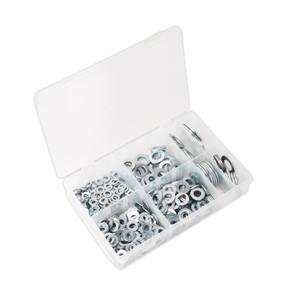 Sealey Flat Washer Assortment 495pc M6-M24 Form C Metric AB056WC