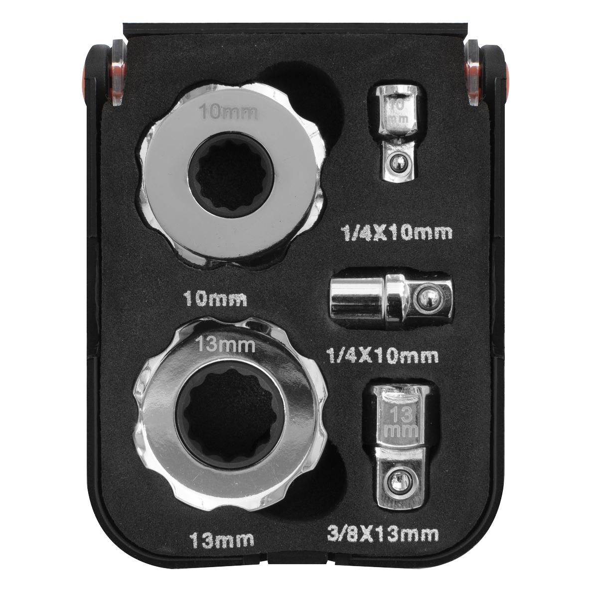 Sealey Palm Ratchet Set 5pc 1/4" & 3/8"Sq Drive AK6959