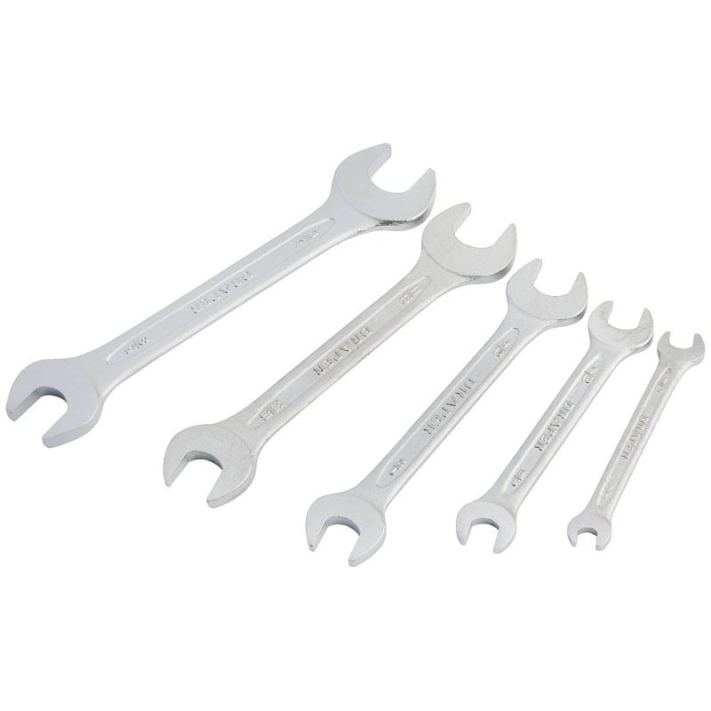 Draper 1x 5 Piece AF Open End Spanner Set Garage Professional Standard Tool - 30767