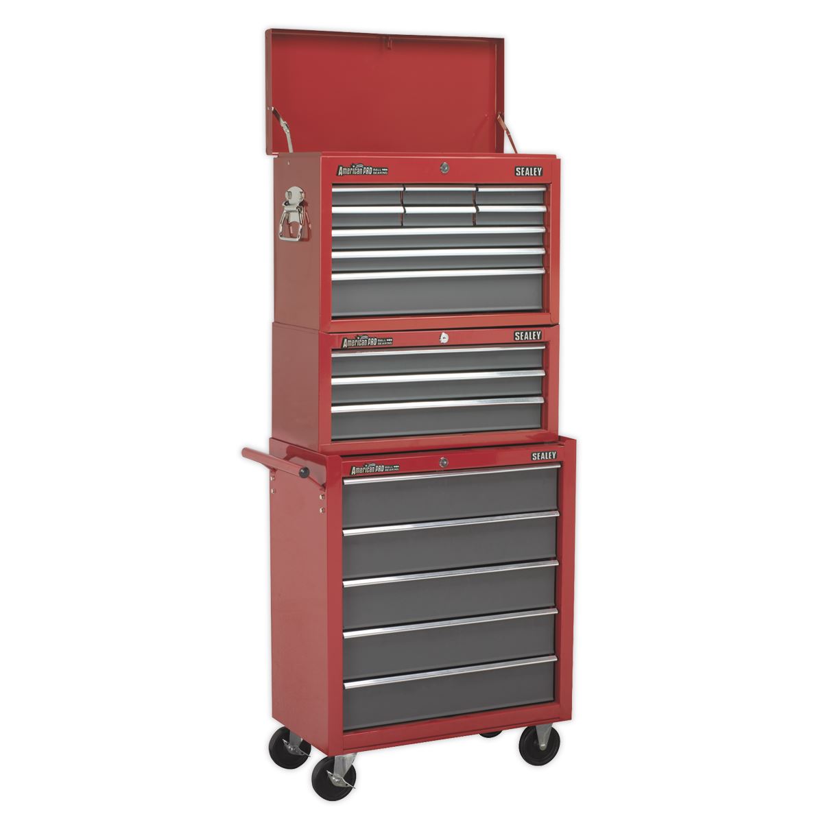 Sealey Rollcab 5 Drawer with Ball-Bearing Slides - Red/Grey AP22505BB
