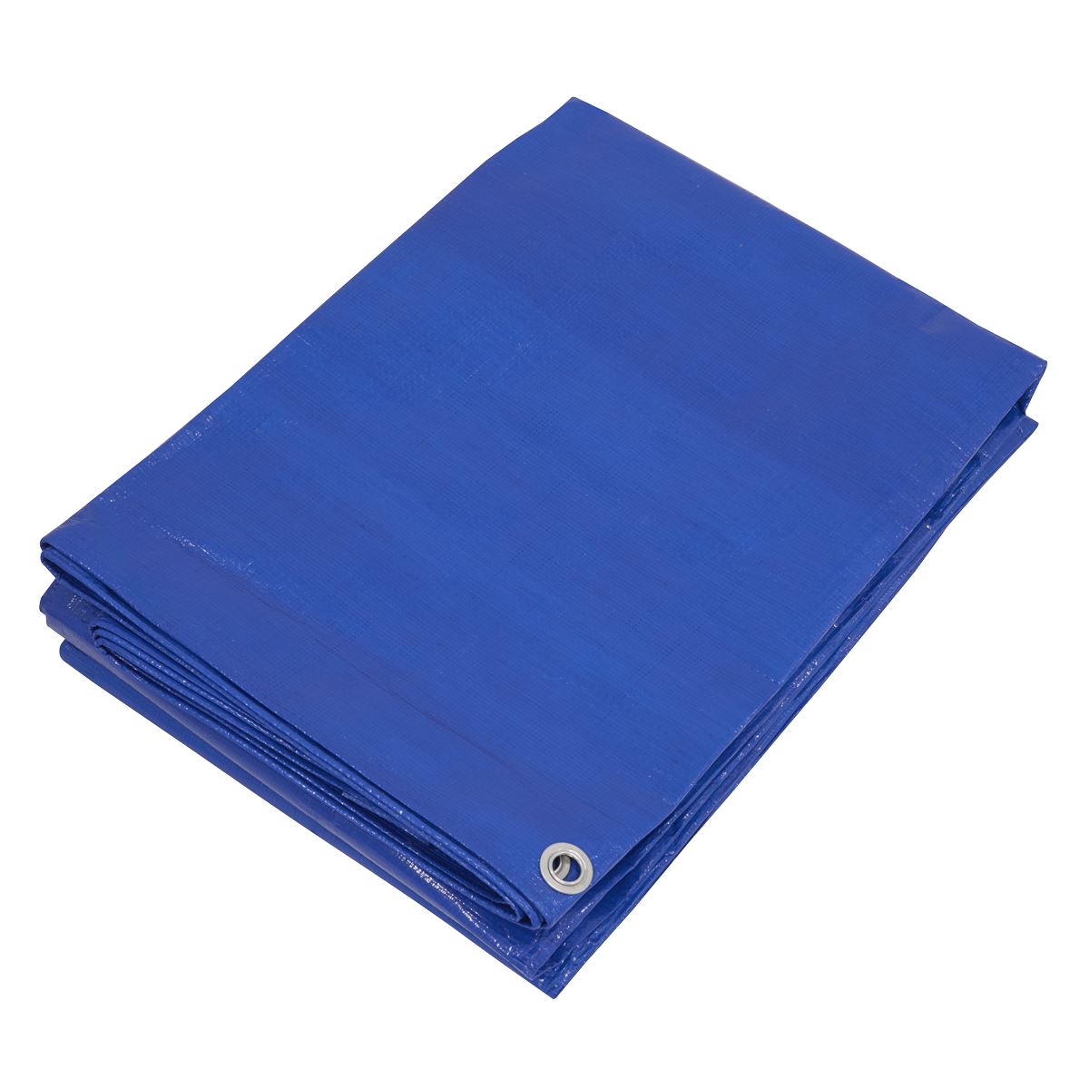 Sealey Lightweight PE Tarpaulin 3.66 x 4.88m - Blue TARP3040