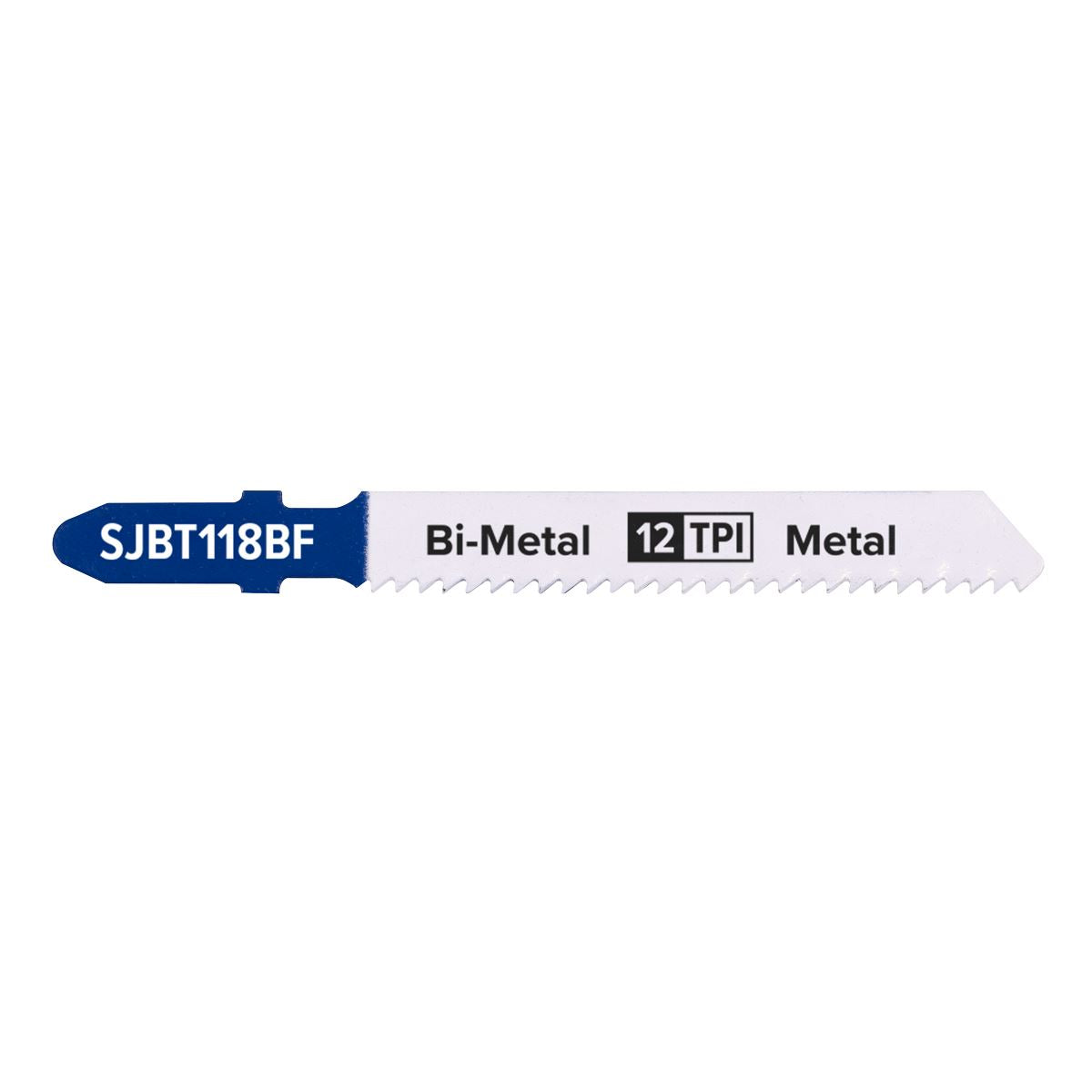 Sealey Jigsaw Blade Metal 75mm 12tpi - Pack of 5 SJBT118BF