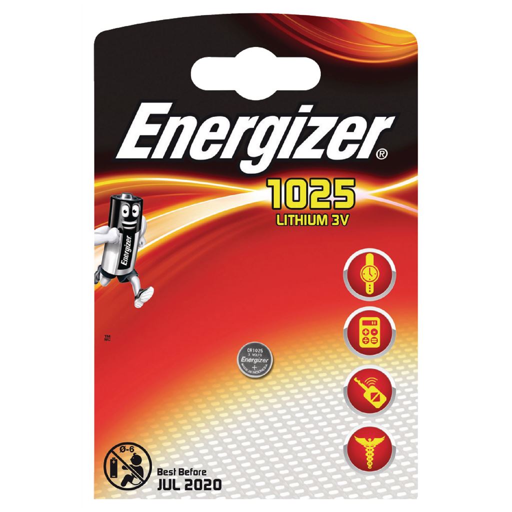 Energizer CR1025 x1 Battery - EN-E300163500