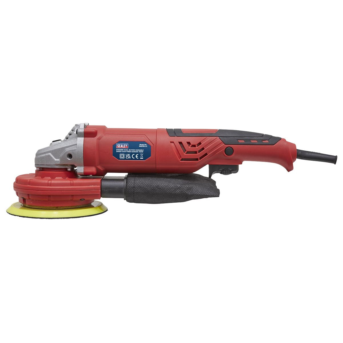 Sealey Random Orb Sander Variable Speed Dust-Free 150mm 750W/230V DAS151