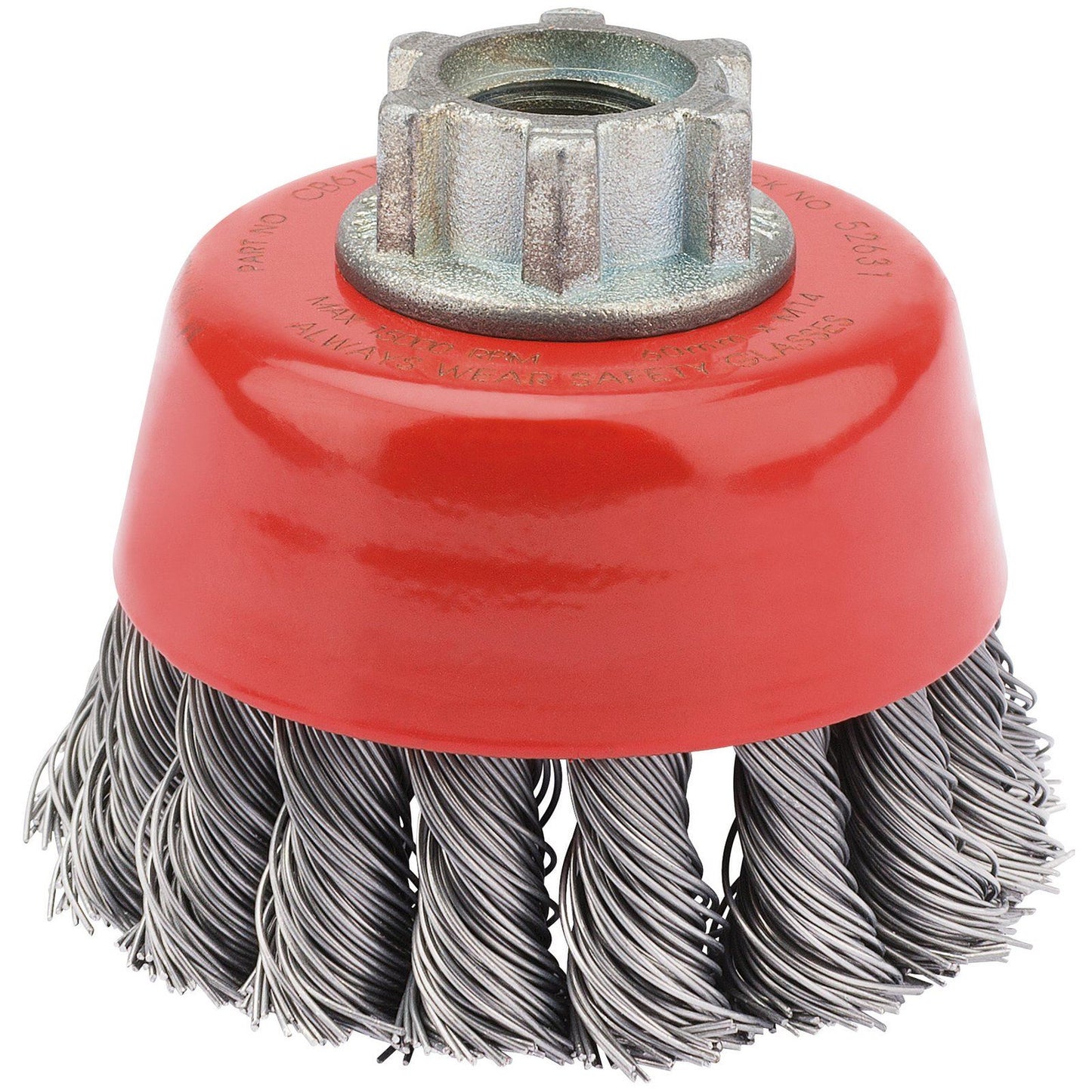 Draper 1x Expert 60mmxM14 Twist Knot Wire Cup Brush Professional Tool 52631