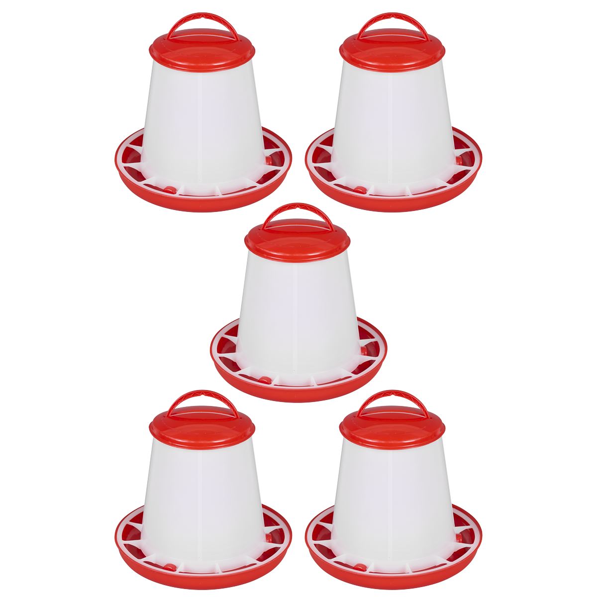 Sealey Poultry Feeder 1.5kg - Pack of 5 AFT025