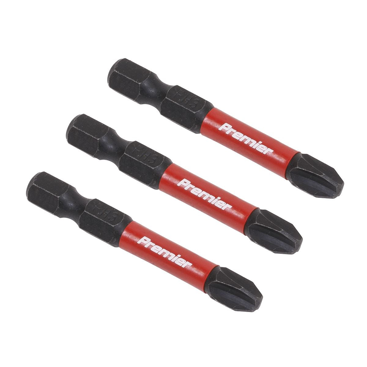 Premier Phillips #3 Impact Power Tool Bits 50mm - 3pc AK8231
