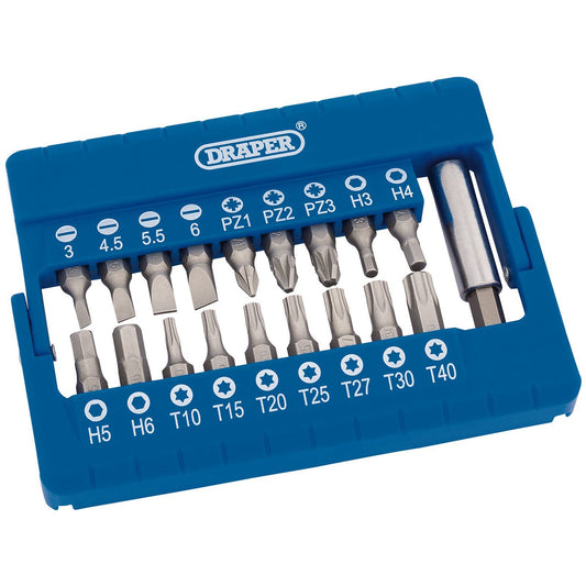 Draper Screwdriver and Magnetic Bit Holder Set (19 Piece) - 82393