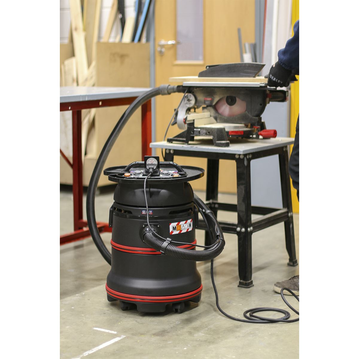 Sealey Vacuum Cleaner Ind Wet & Dry 35L 1200W/230V M Class PC35230V