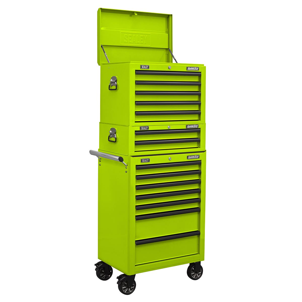 Sealey Superline Pro Topchest 5 Drawer with Ball-Bearing Slides - Green/Black AP26059THV