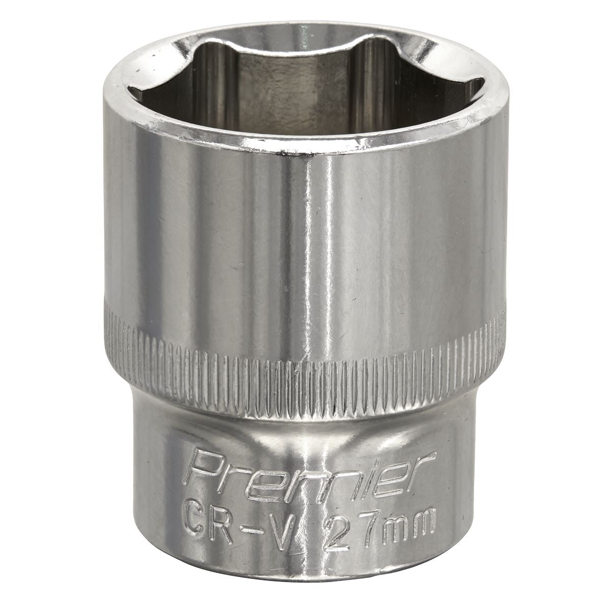 Sealey WallDrive Socket 27mm 1/2"Sq Drive Fully Polished SP1227