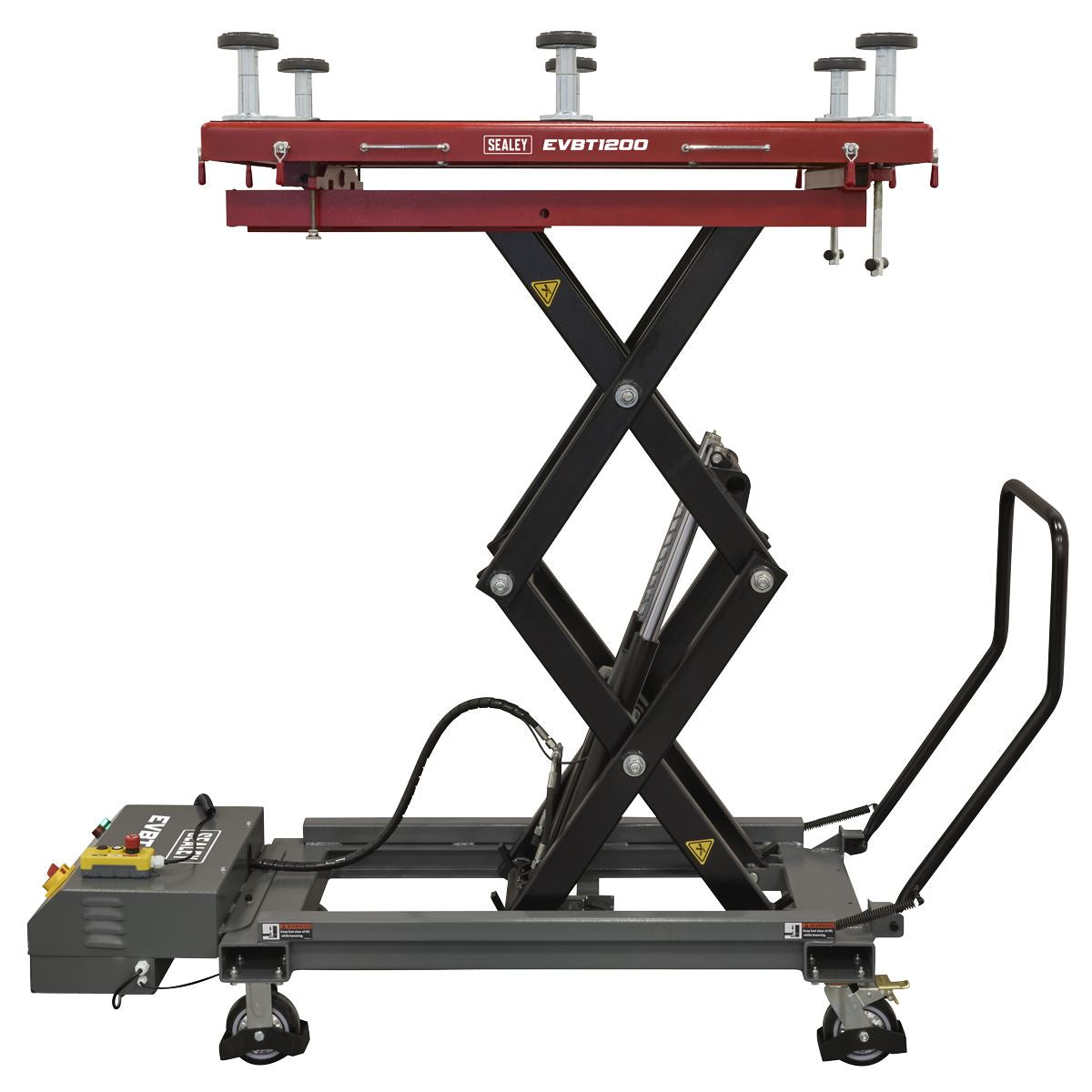 Sealey High Lift EV Battery Lift/Hydraulic Platform Truck 1200kg Capacity