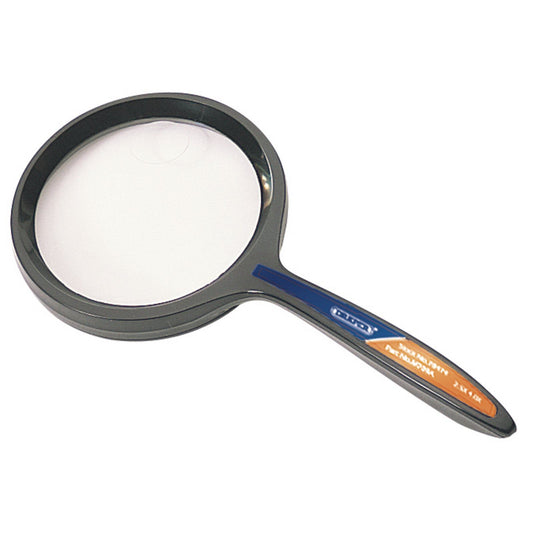 Draper 3x (6x inset) Round Magnifying Glass 50mm Ref: 78474