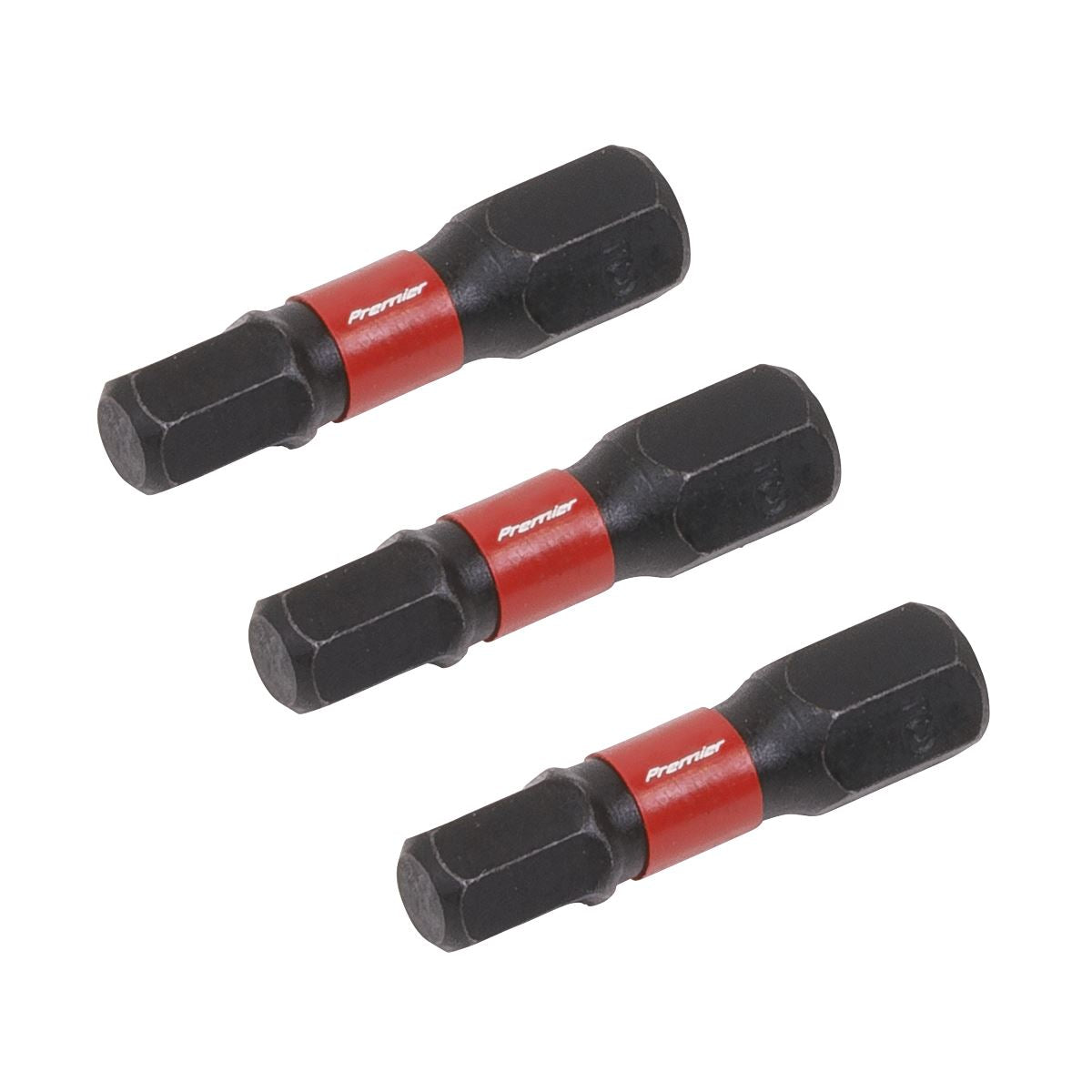 Sealey Premier Hex 5mm Impact Power Tool Bits 25mm - 3pc AK8213