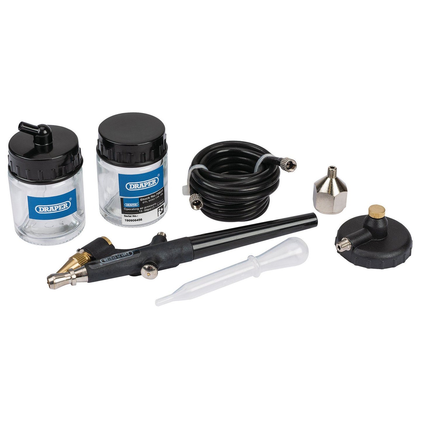 Draper Air Brush Kit (7 Piece) DAT-ABK6 (70831) Spare Part