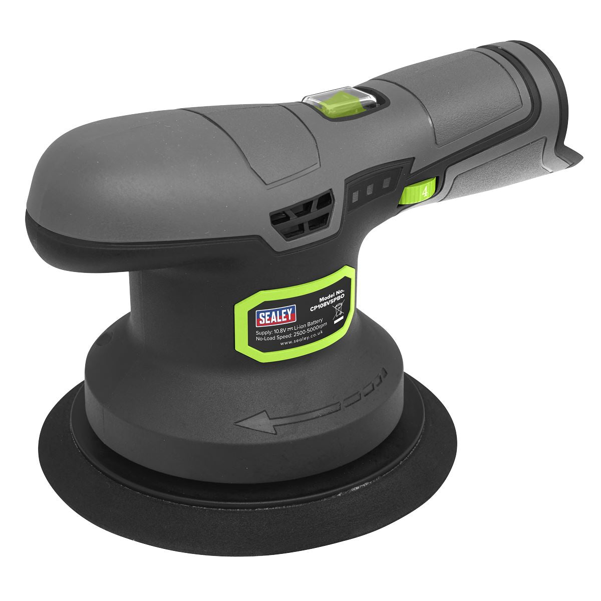 Sealey 150mm Dual Action Sander/Polisher 10.8V SV10.8 Series - Body Only CP108VSPBO