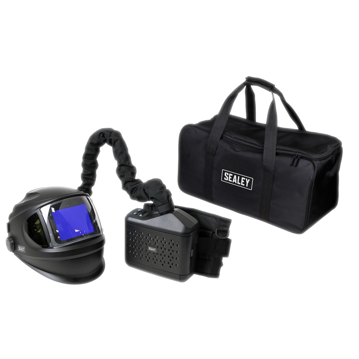 Sealey Auto Darkening Welding Helmet with TH3 Powered Air Purifying Respirator