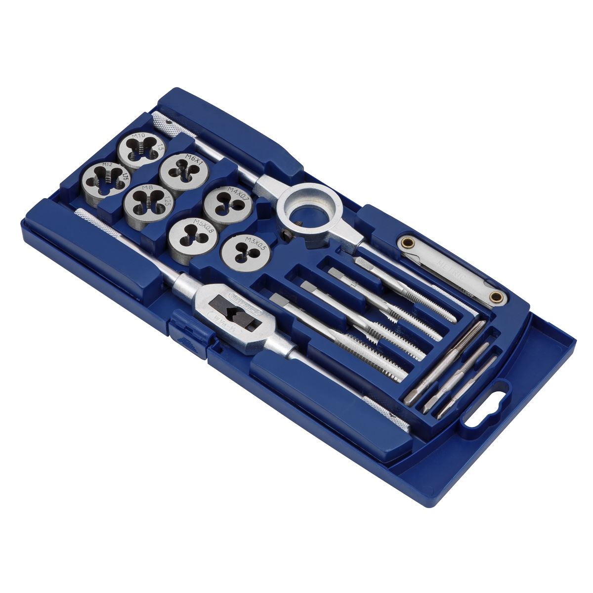Sealey Tap & Die Set 17pc Metric AK321
