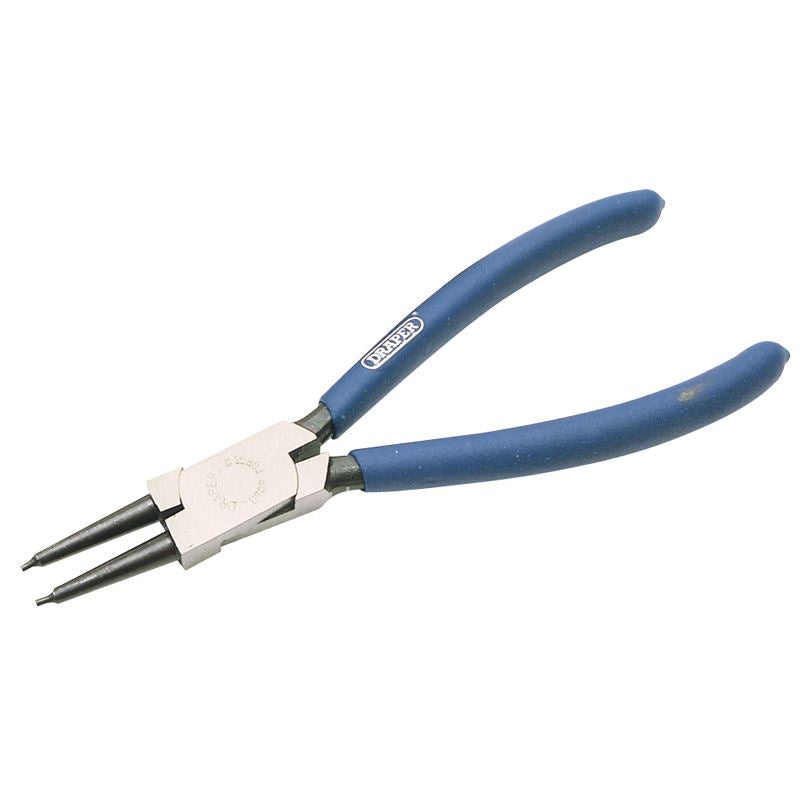 Draper 1x 180mm Straight Tip Internal Circlip Pliers Professional Tool 38995