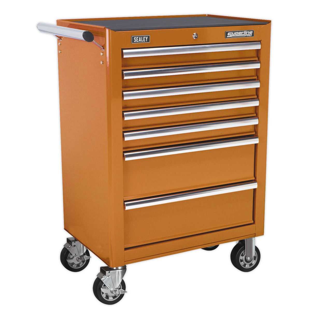 Sealey Tool Chest Combination 14 Drawer-Orange with 446pc Tool Kit TBTPCOMBO4