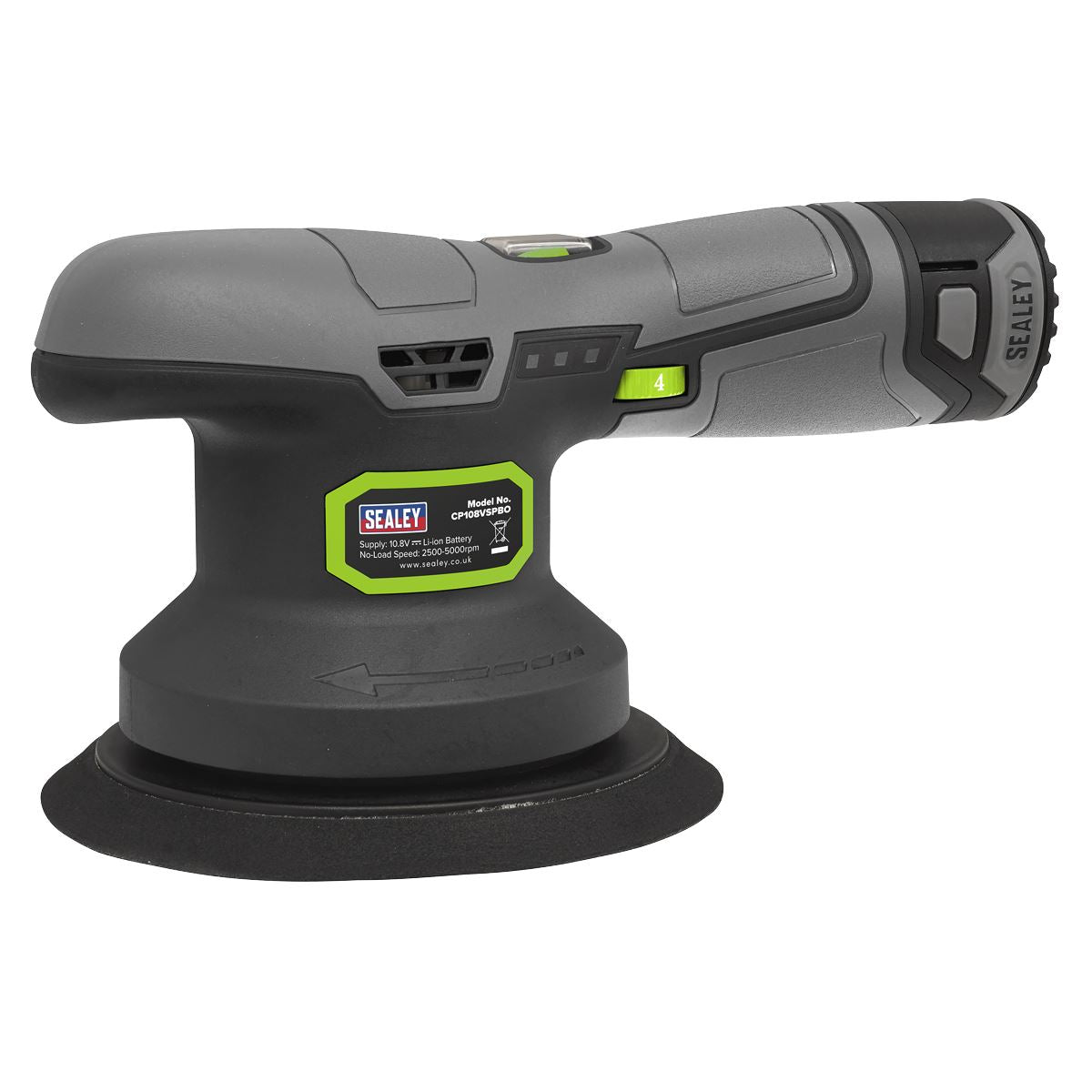 Sealey 150mm Dual Action Sander/Polisher 10.8V SV10.8 Series - Body Only CP108VSPBO