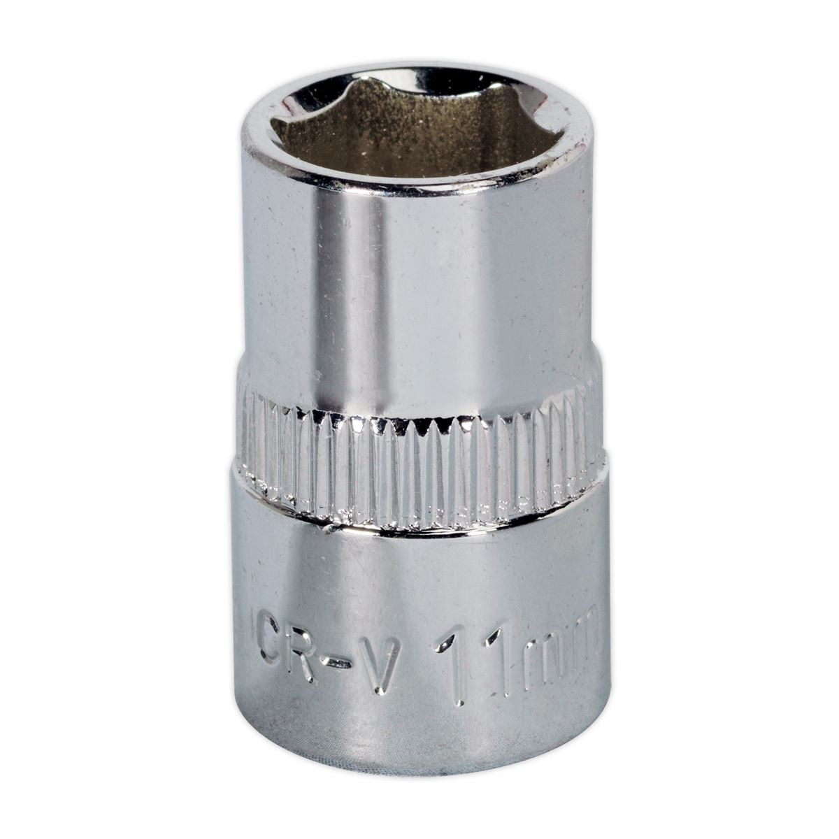 Sealey WallDrive Socket 11mm 3/8"Sq Drive Fully Polished SP3811