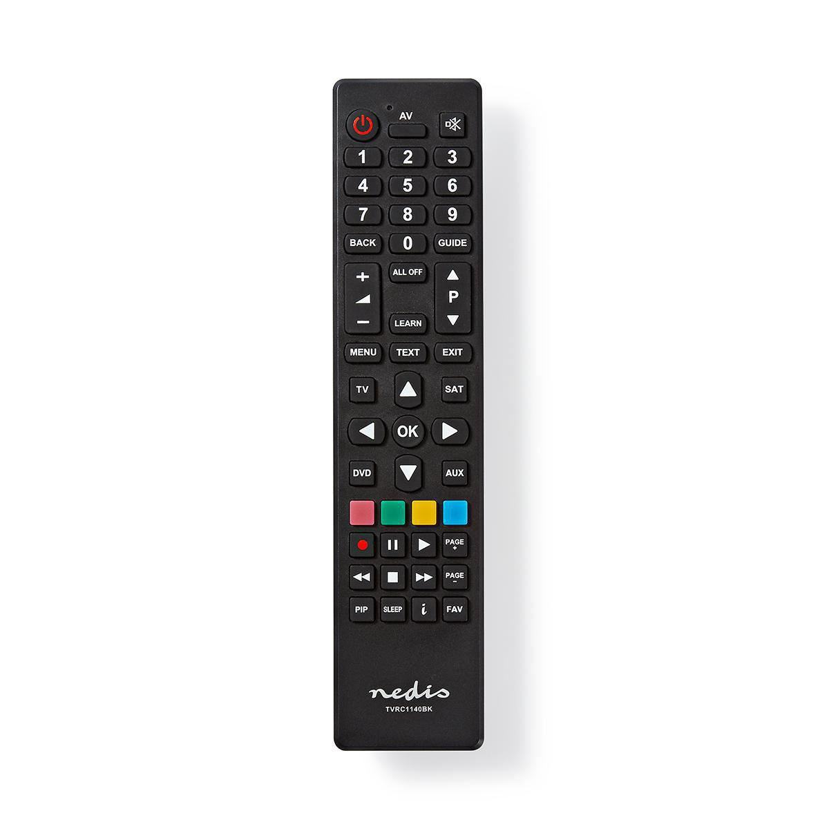 Nedis Universal Remote Control PC programmable Control 4 Devices - TVRC1140BK