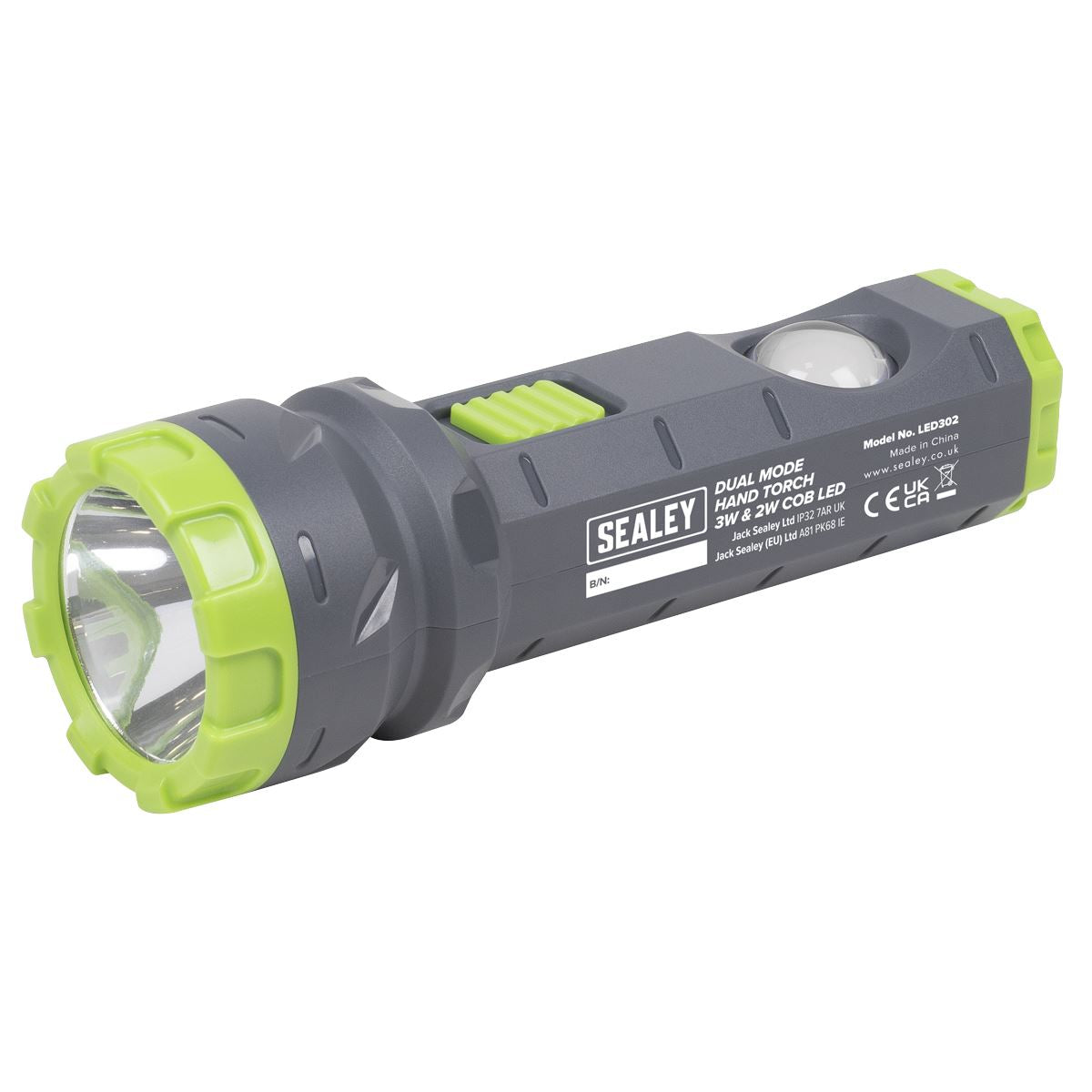 Sealey Dual Mode Hand Torch 3W & 2W COB LED LED302