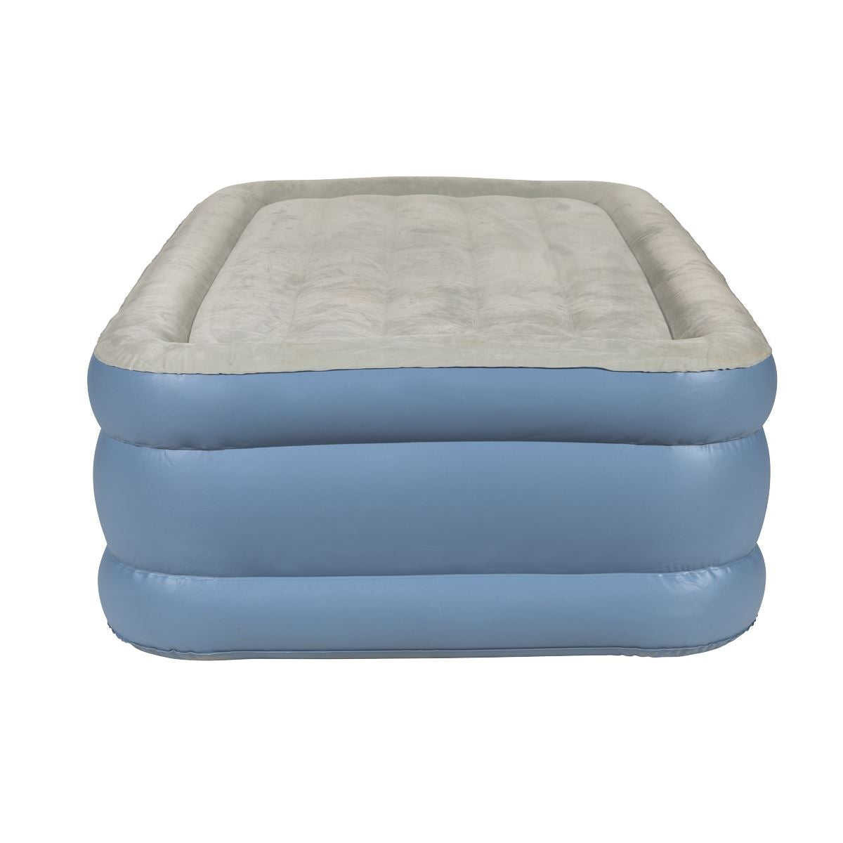 Sealey Dellonda, Single, Inflatable High Raised Flocked Air Bed, with Built-In Electric Pump, Carry Bag, Self Inflation/Deflation and Coil Beam Construction, For Home and Camping, 191x99x46cm, DL146 DL146