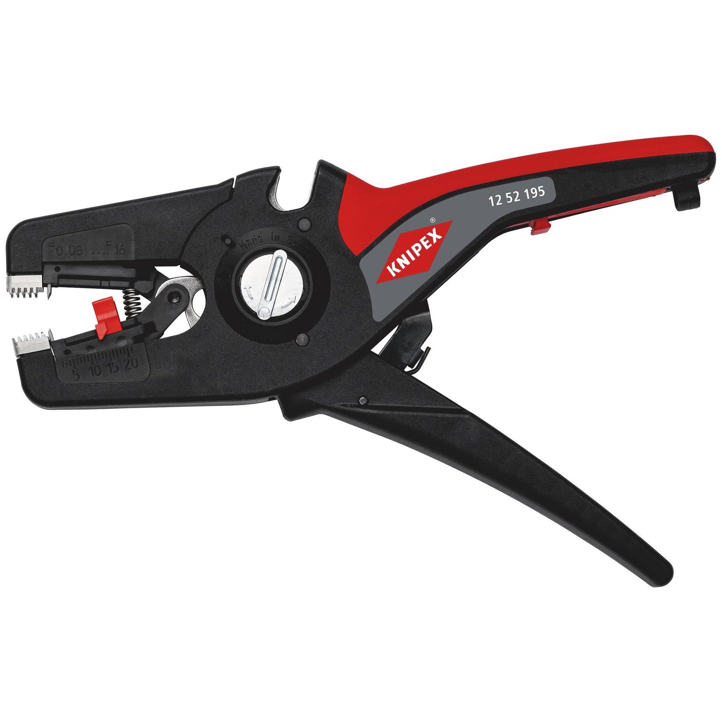 KNIPEX 12 52 195 SB PreciStrip16 Automatic Insulation Stripper, 190mm