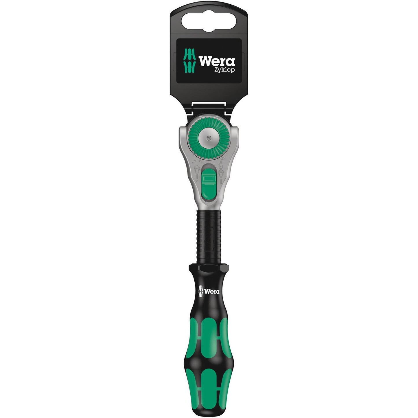 Wera 8000B Sb Ratchet 3/8" Drive/199mm Zyklop Carded 073261