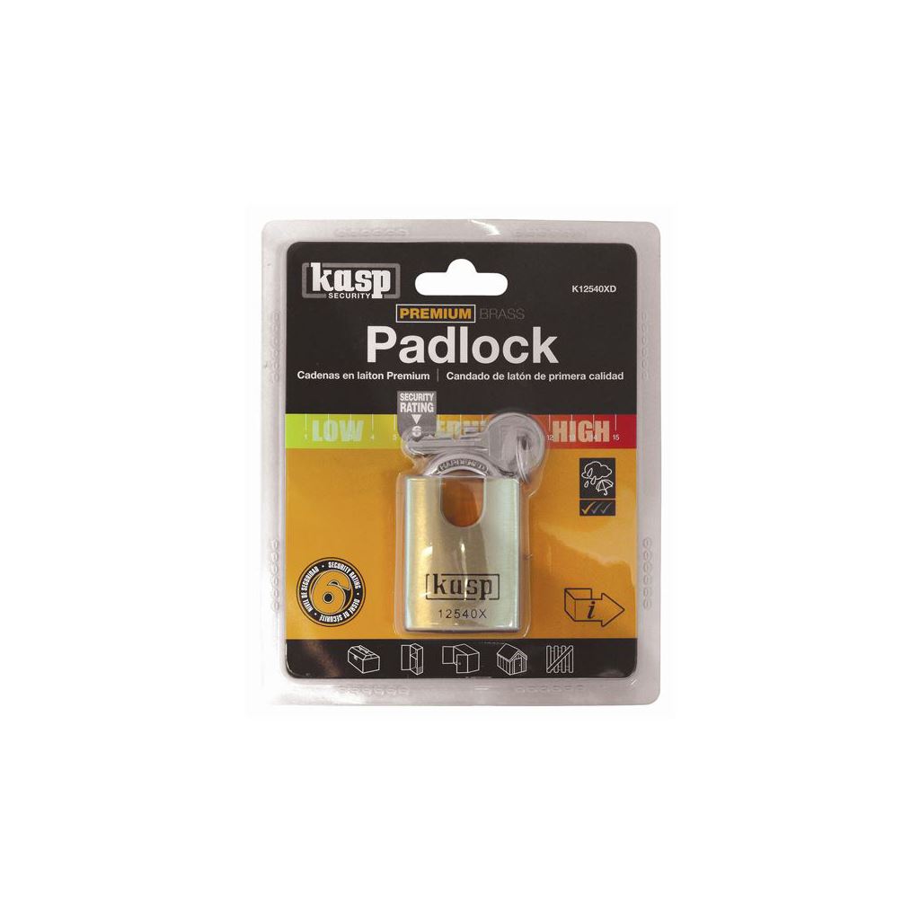 Kasp 125 Padlock 40mm C/S K12540XD