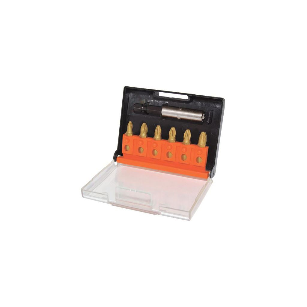 CK Tools Screwdriver 6 in 1 Bit Set TIN PZD T4569TINC