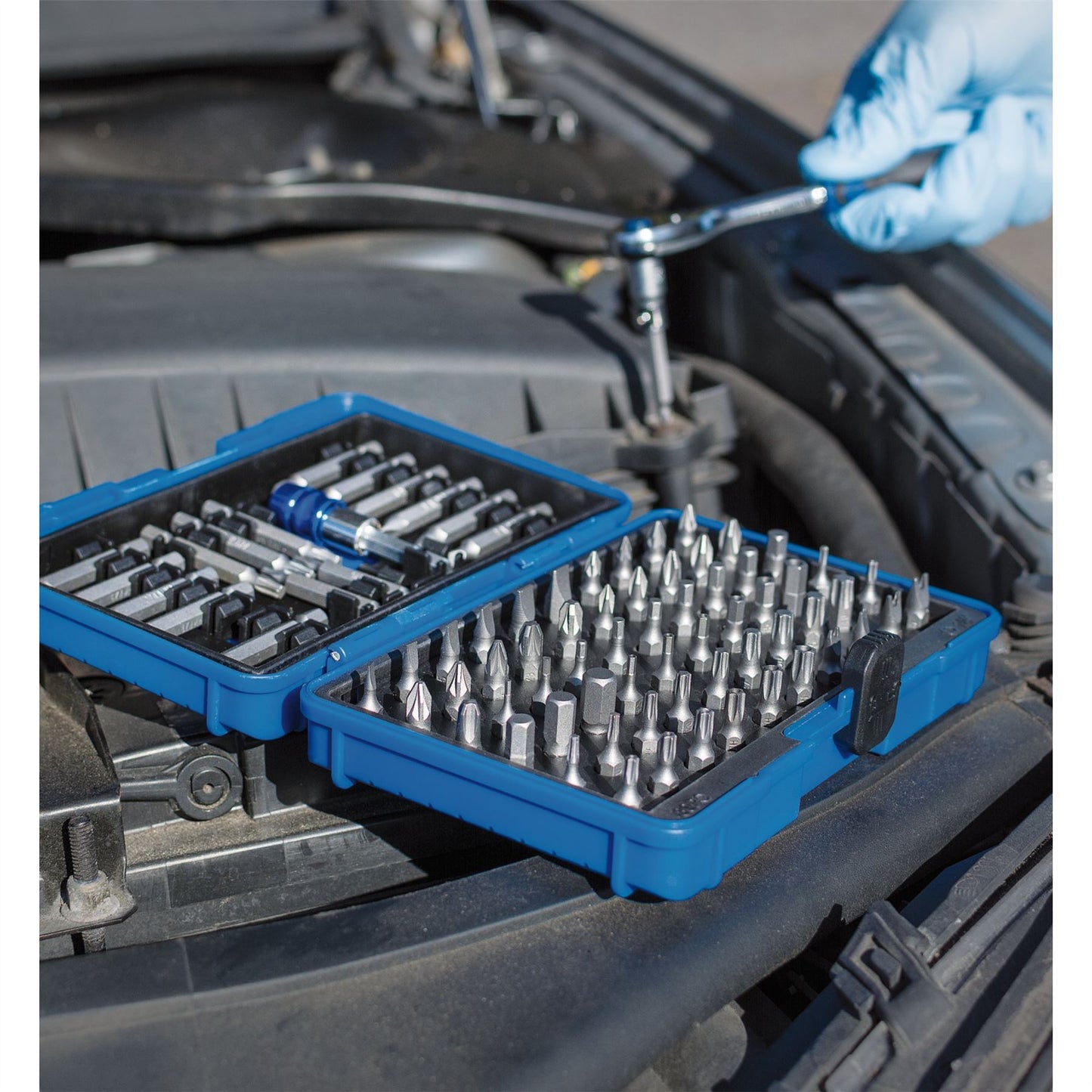 Draper Screwdriver and Magnetic Bit Holder Set (80 Piece) MBH80 82396