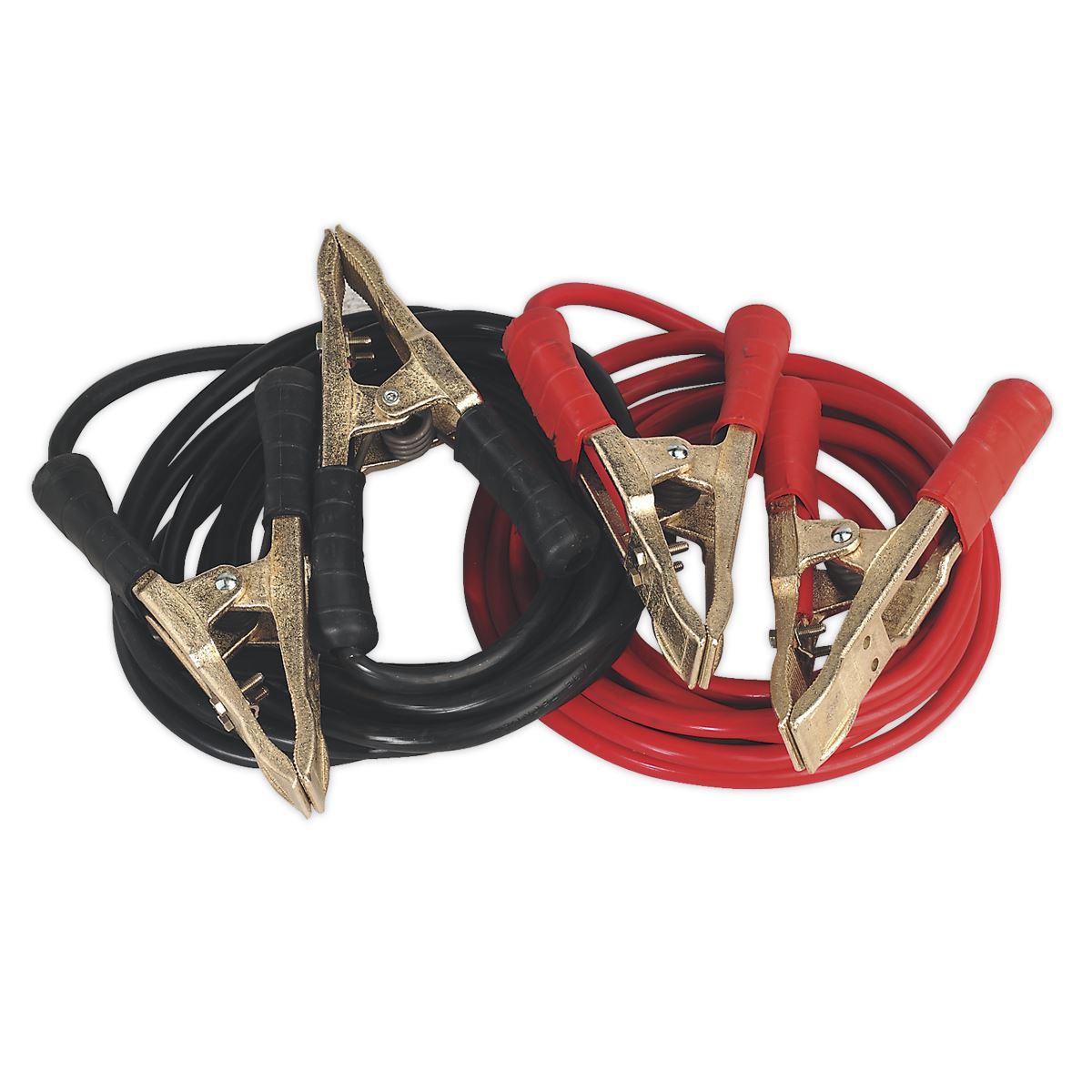 Sealey Booster Cables Extra Heavy-Duty Clamps 35mmx5m Copper 750A SBC/35/5/EHD