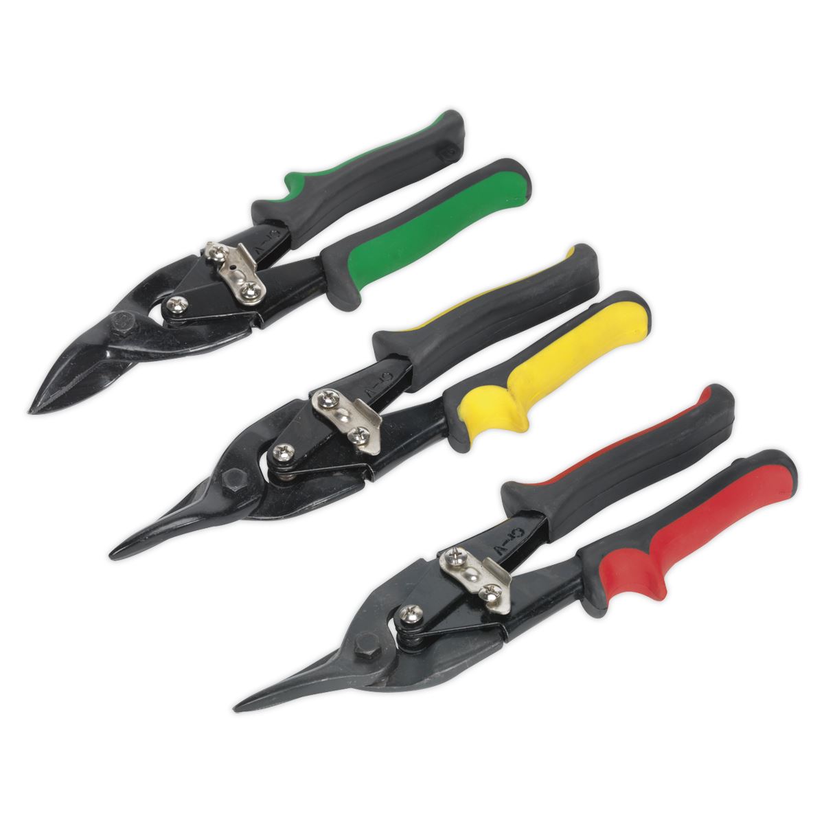 Sealey Aviation Tin Snips Set 3pc AK6907
