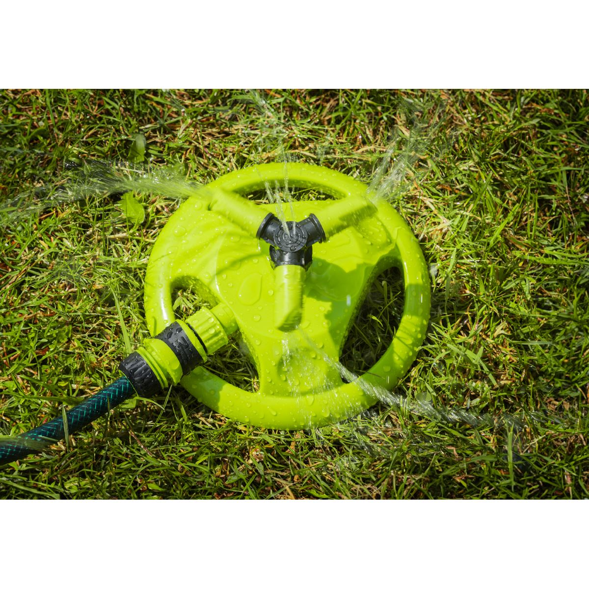 Sealey Adjustable Rotating Garden Sprinkler 3-Arm JS2023