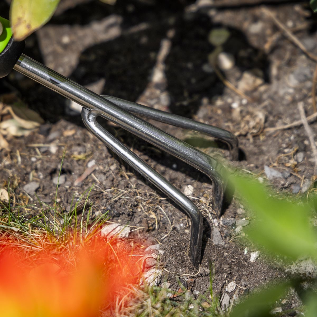 Sealey Hand Cultivator with Soft Grip Handle & Stainless Steel Tines GTSG011