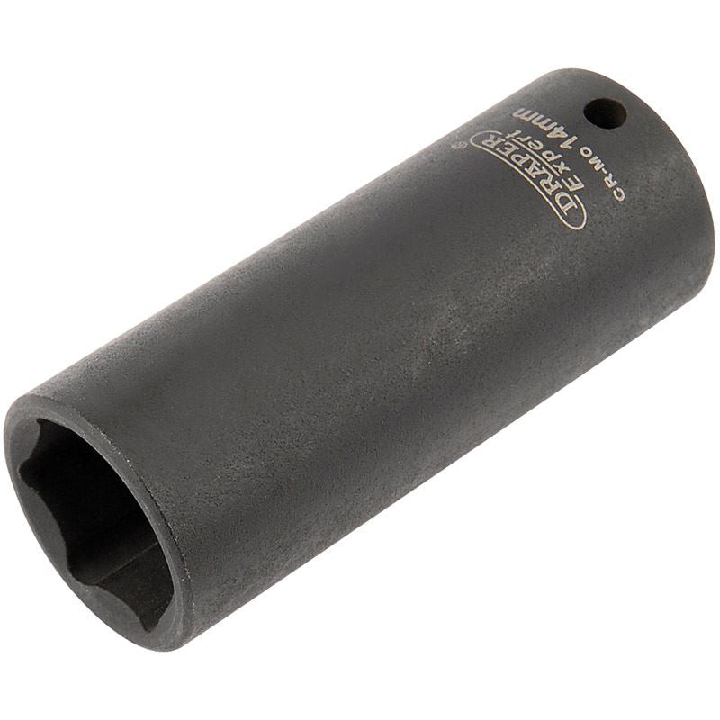 Draper 05192 Expert 14mm 1/4" Square Drive Hi-Torq 6 Point Deep Impact Socket