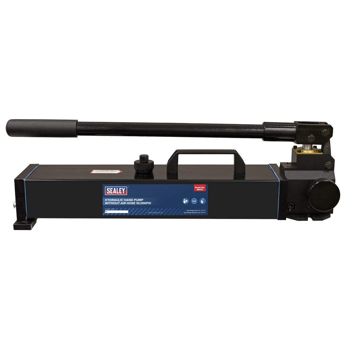Sealey Hydraulic Hand Pump without Hydraulic Hose 10,000psi RE110