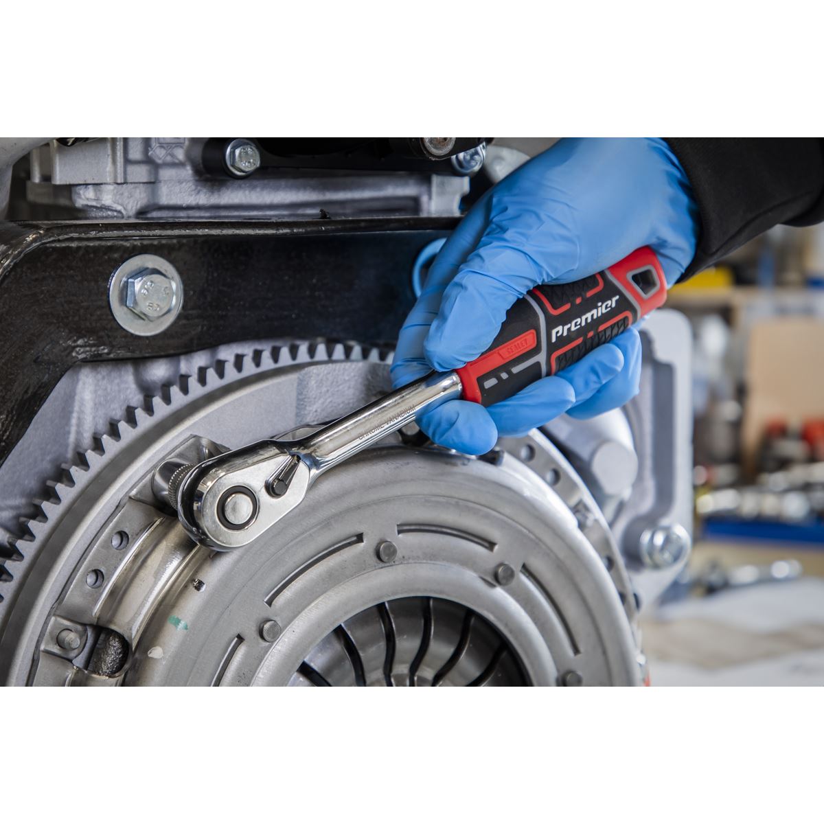 Sealey Ratchet Wrench 3/8"Sq Drive Flip Reverse AK8935