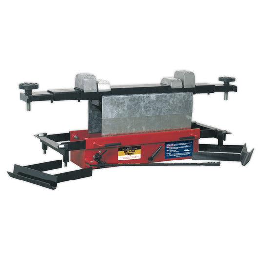 Sealey Jacking Beam 3t with Arm Extenders & Flat Roller Supports SJBEX300
