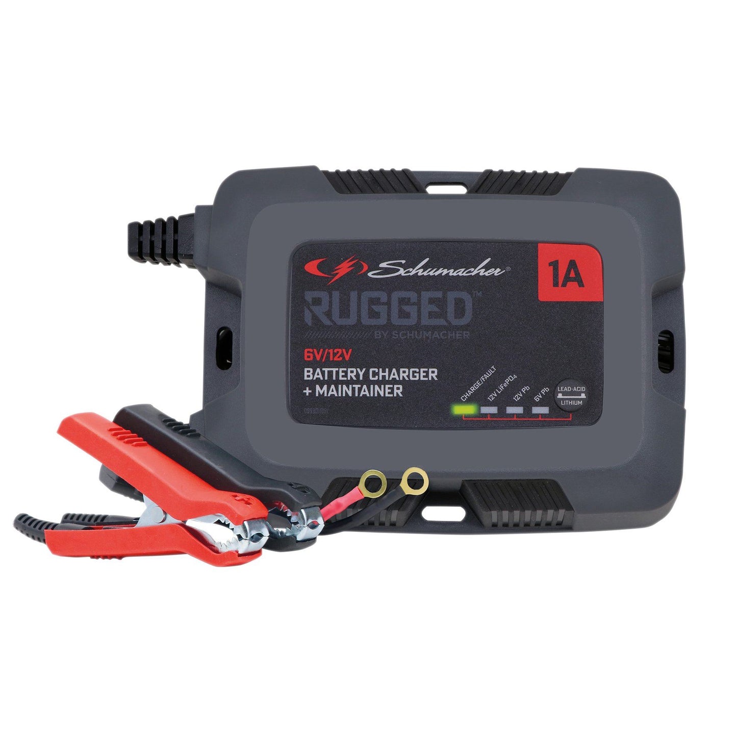 Schumacher SPX457 Rugged 6/12V Battery Charger and Maintainer, 1A