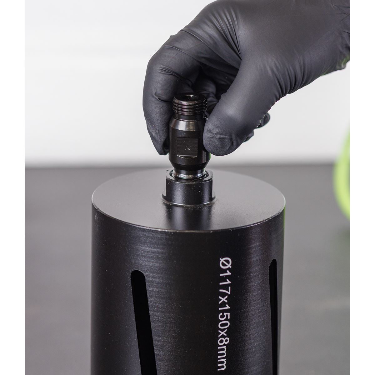 Sealey Diamond Core Drill Adaptor with Through Hole 1/2"BSP Male to 1/2"BSP Male