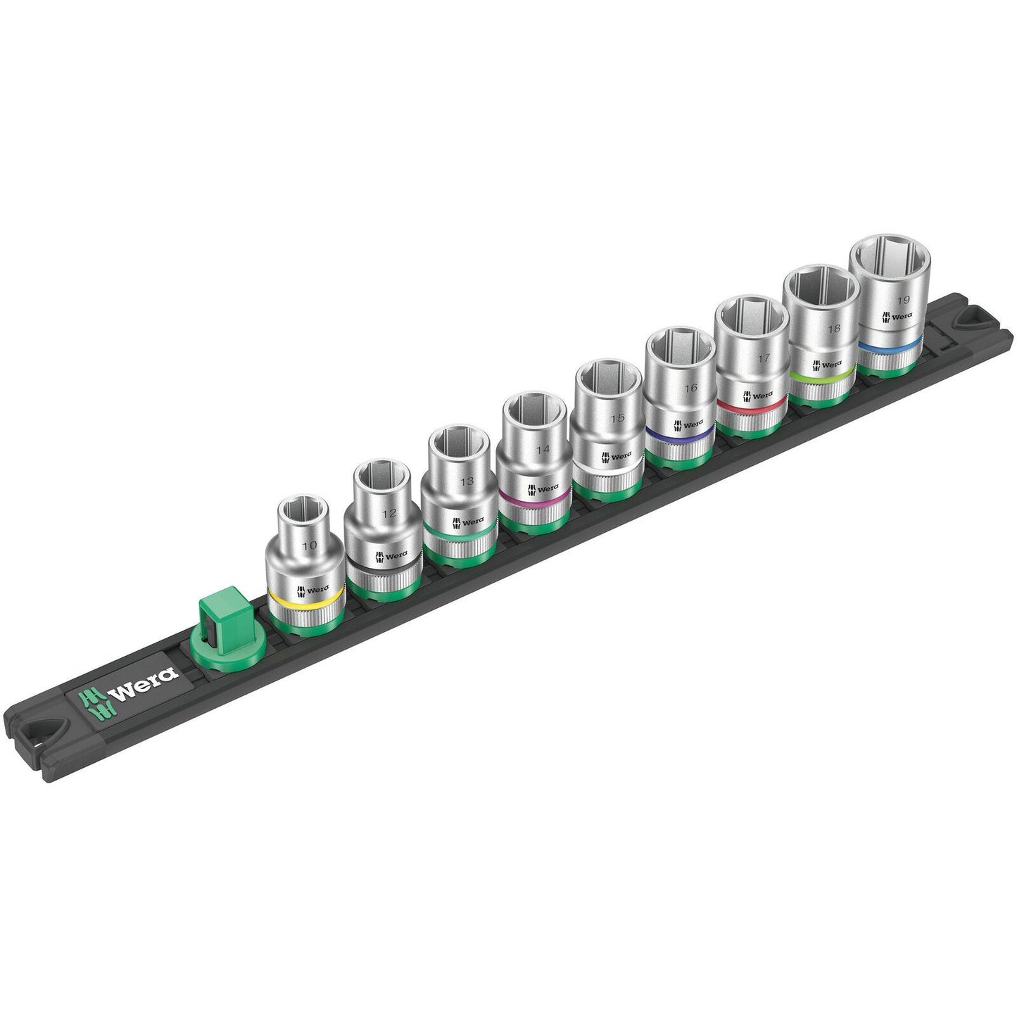 Wera Magnetic Socket Rail C 4 Zyklop 8790 C 1/2" 9Pc 005460