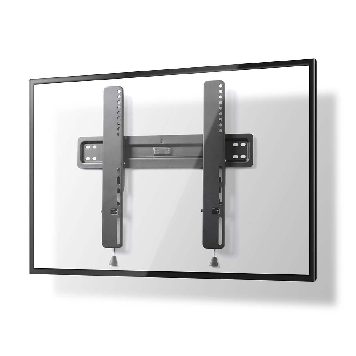 Nedis Tiltable TV Wall Mount 32-55" Max 35 kg 12° Tilt Angle TVWM5130BK