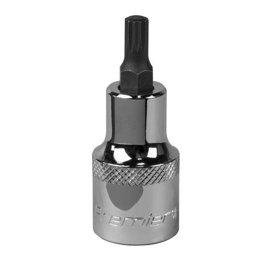 Sealey Spline Socket Bit M6 1/2"Sq Drive SBS011