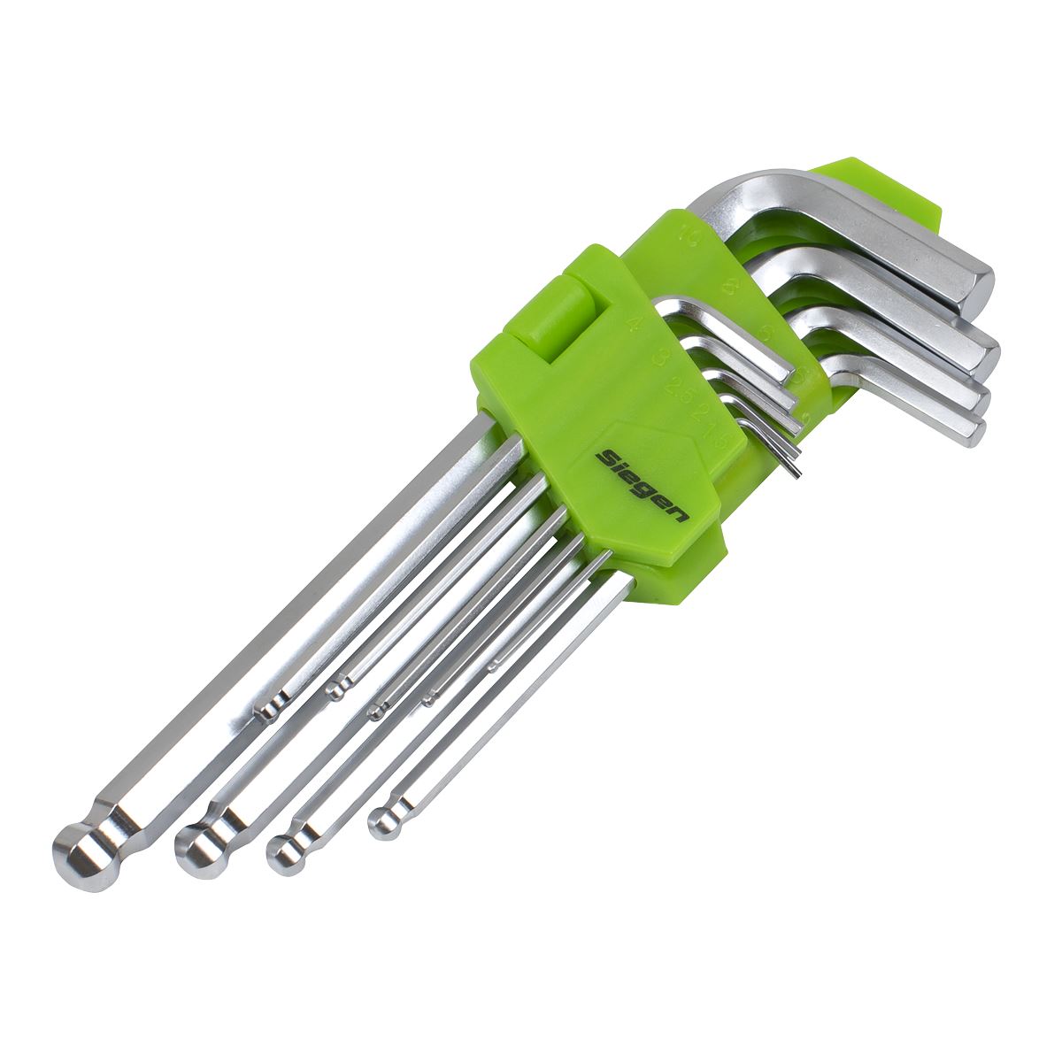 Sealey Hey Key Set Ball-End Long 9pc - Metric S01260