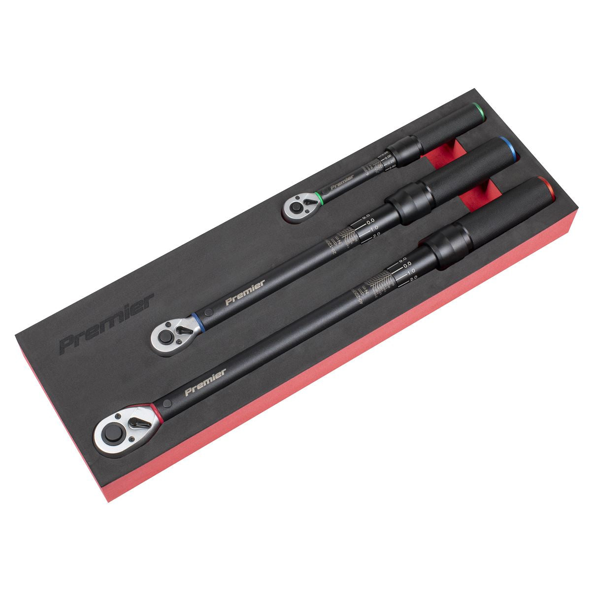 Sealey Premier Black Torque Wrench Micrometer Style 3pc Set � STW900SETB